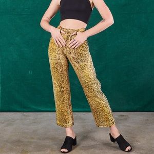 LEOPARD WORK PANTS